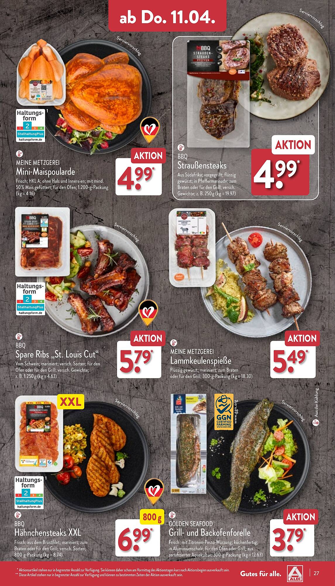 ALDI Nord Prospekt 8 – 13 April 2024 Seite 27