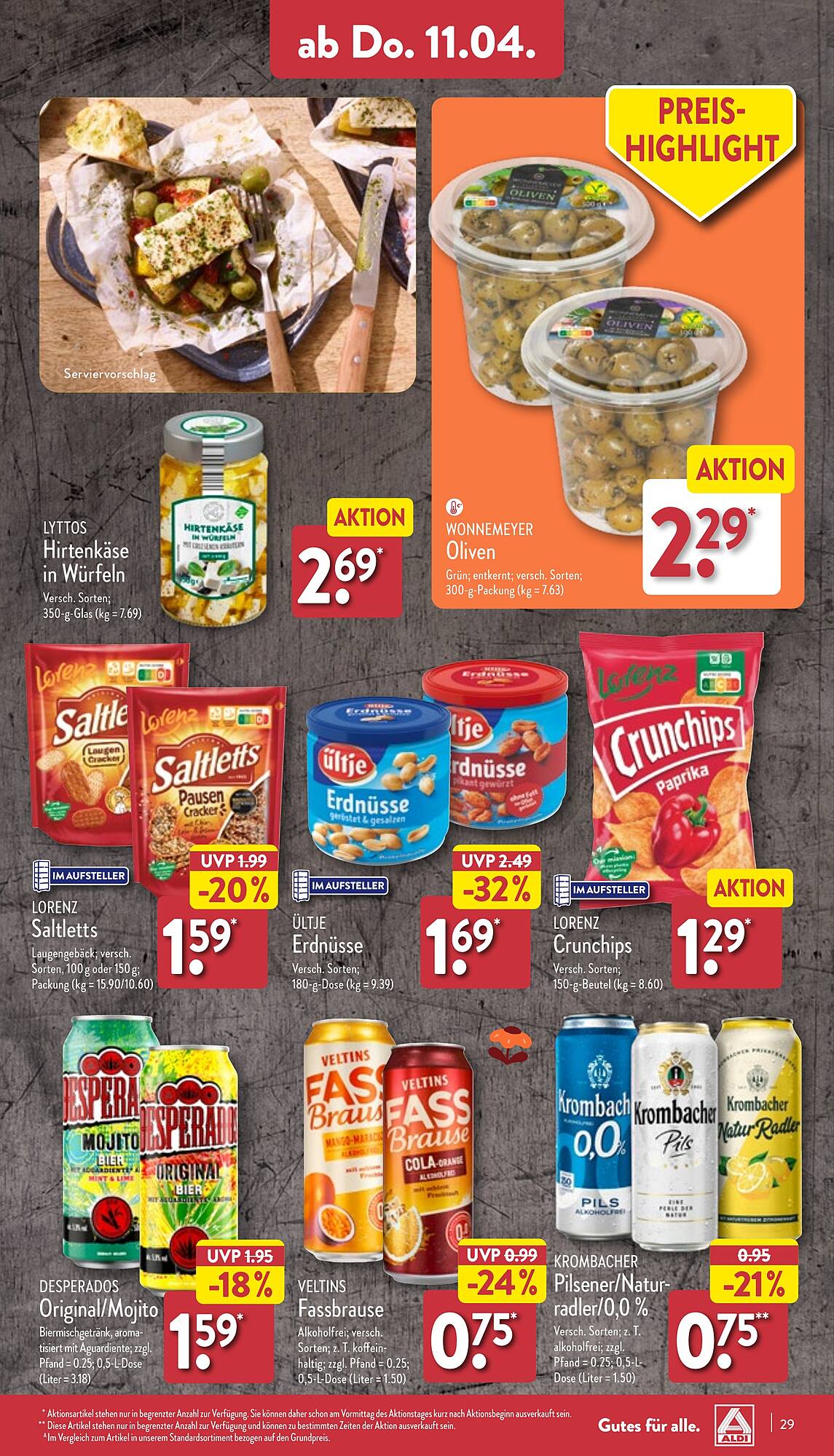 ALDI Nord Prospekt 8 – 13 April 2024 Seite 29