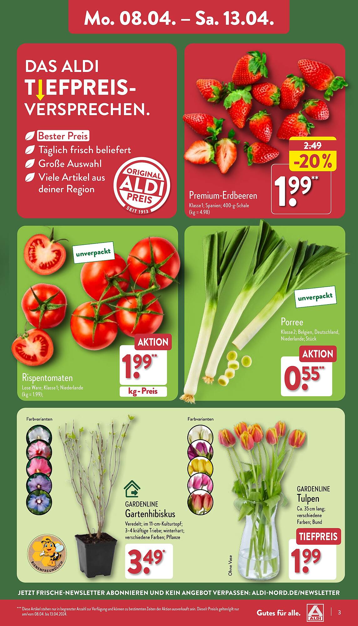 ALDI Nord Prospekt 8 – 13 April 2024 Seite 3