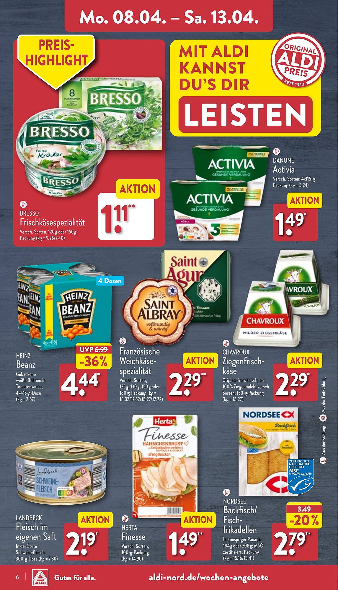 ALDI Nord Prospekt 8 – 13 April 2024 Seite 6