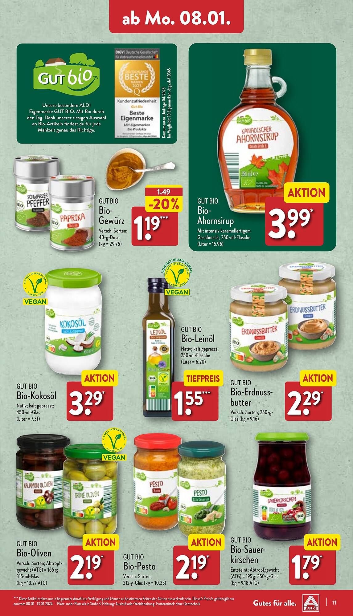 ALDI Nord Prospekt 8 – 13 Januar 2024 Seite 11