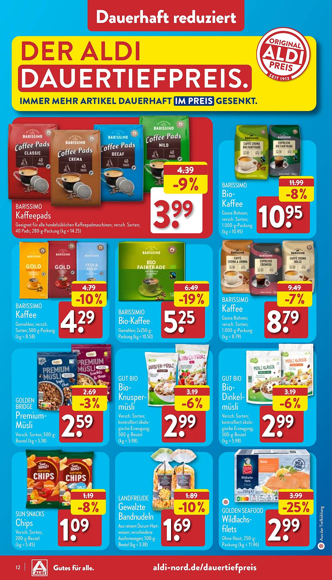 ALDI Nord Prospekt 8 – 13 Januar 2024 Seite 12