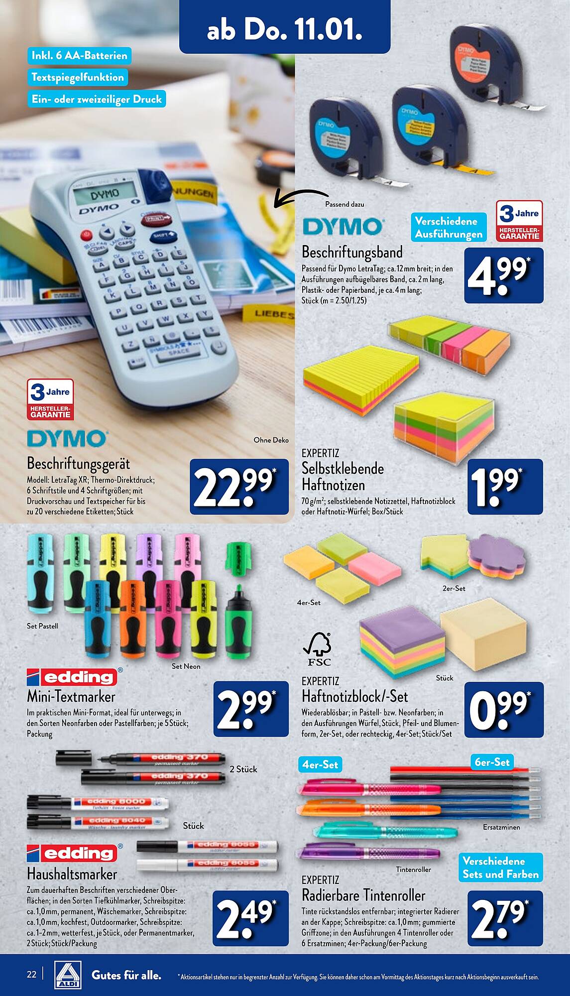 ALDI Nord Prospekt 8 – 13 Januar 2024 Seite 22