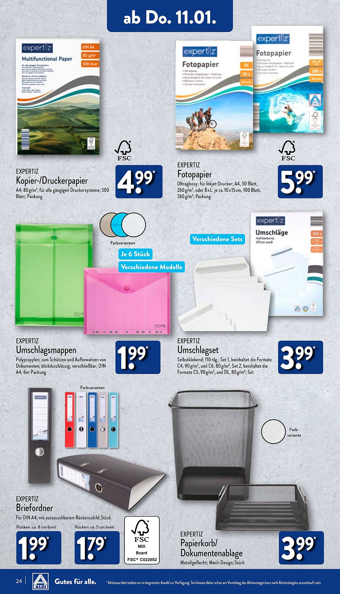 ALDI Nord Prospekt 8 – 13 Januar 2024 Seite 24