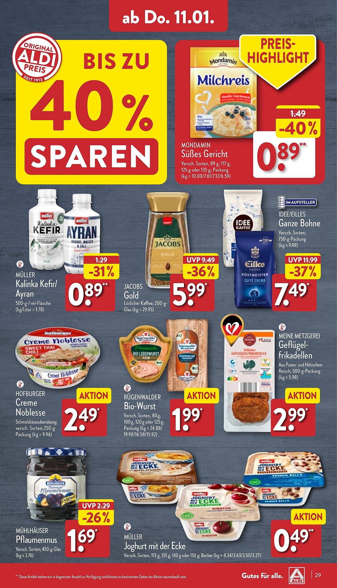 ALDI Nord Prospekt 8 – 13 Januar 2024 Seite 29