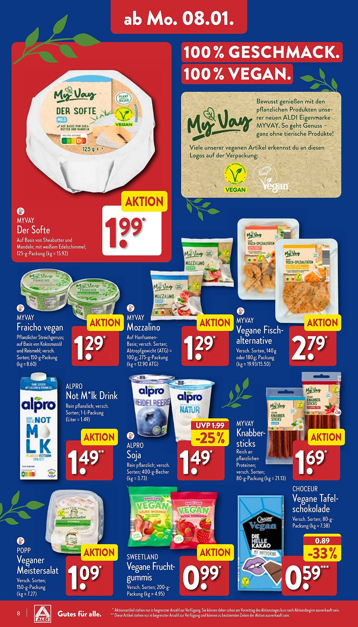 ALDI Nord Prospekt 8 – 13 Januar 2024 Seite 8
