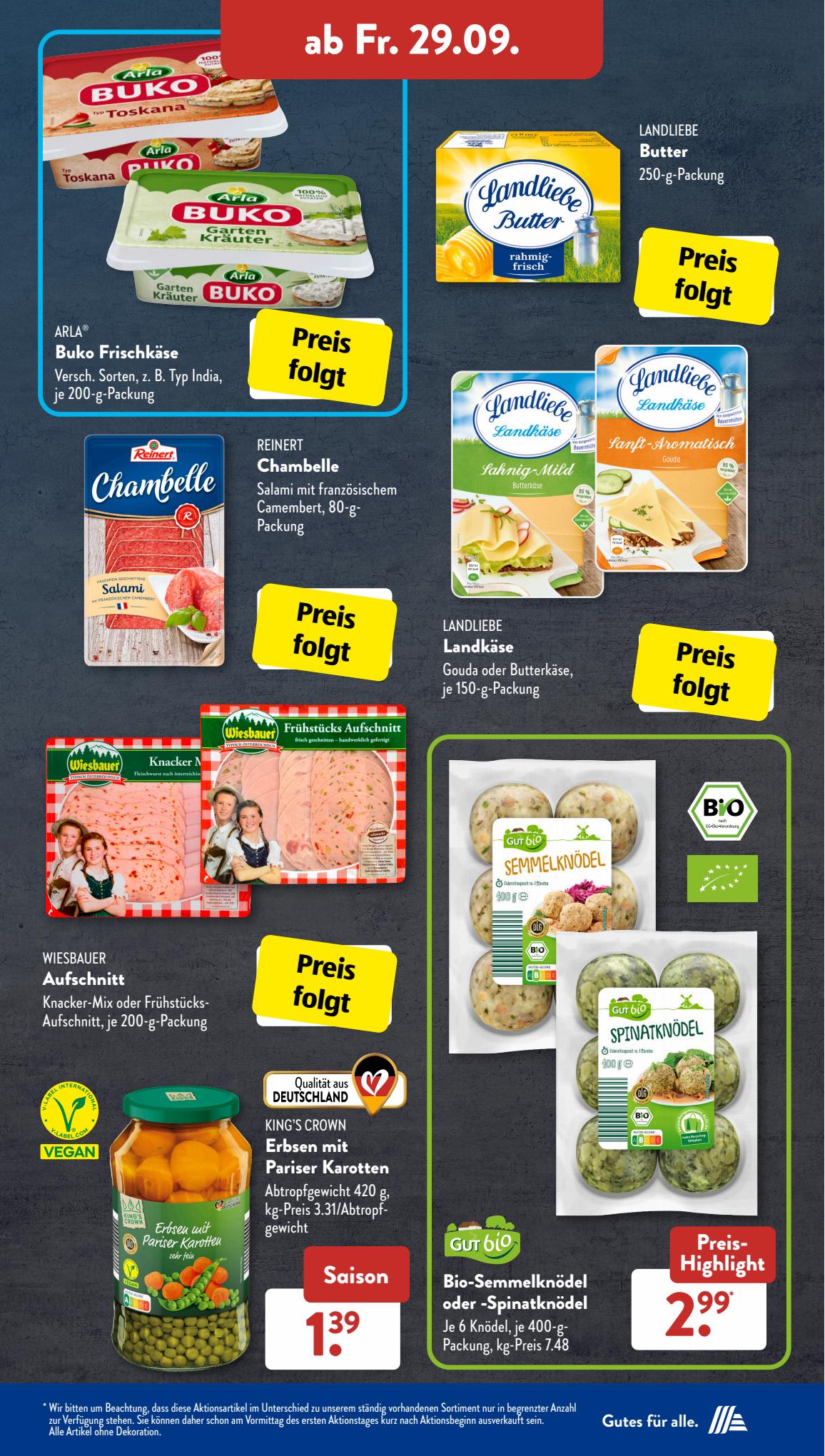 ALDI Süd Prospekt 10 – 13 September 2023 Seite 20