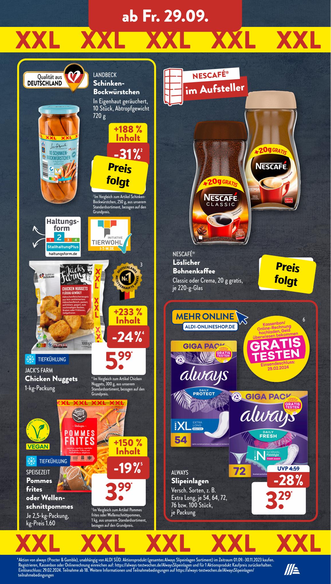 ALDI Süd Prospekt 10 – 13 September 2023 Seite 24