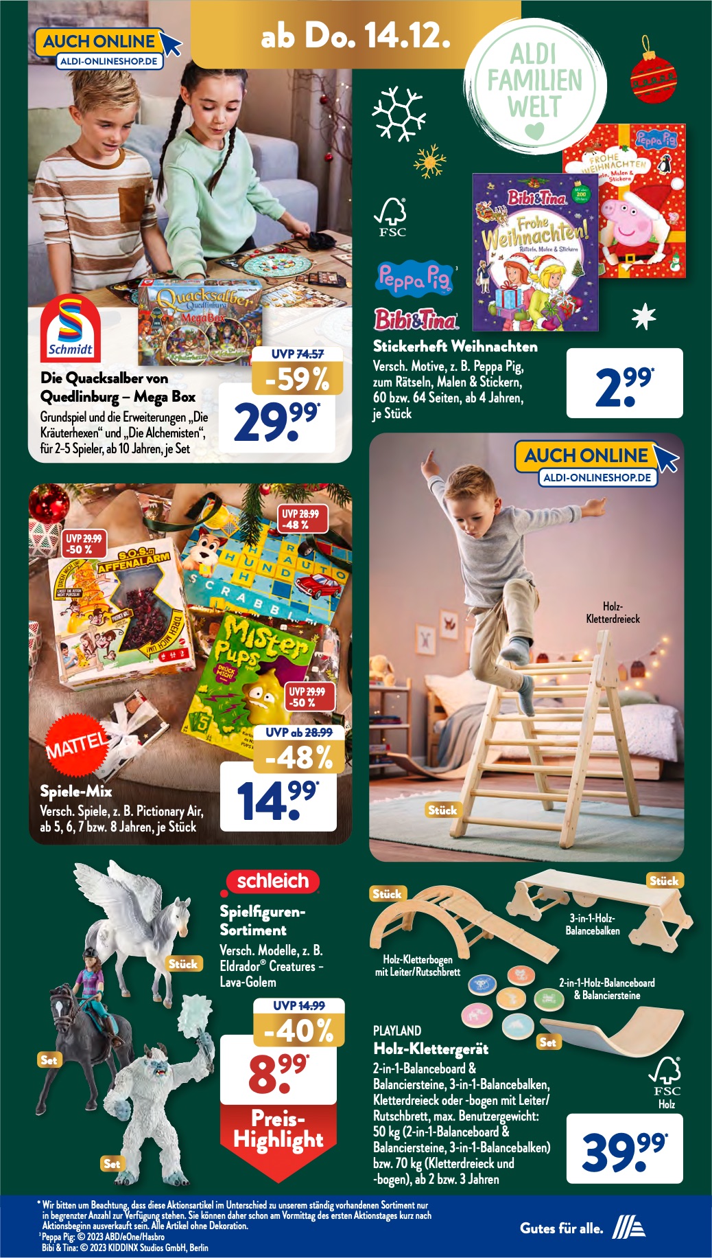 ALDI Süd Prospekt 11 – 16 Dezember 2023 Seite 25