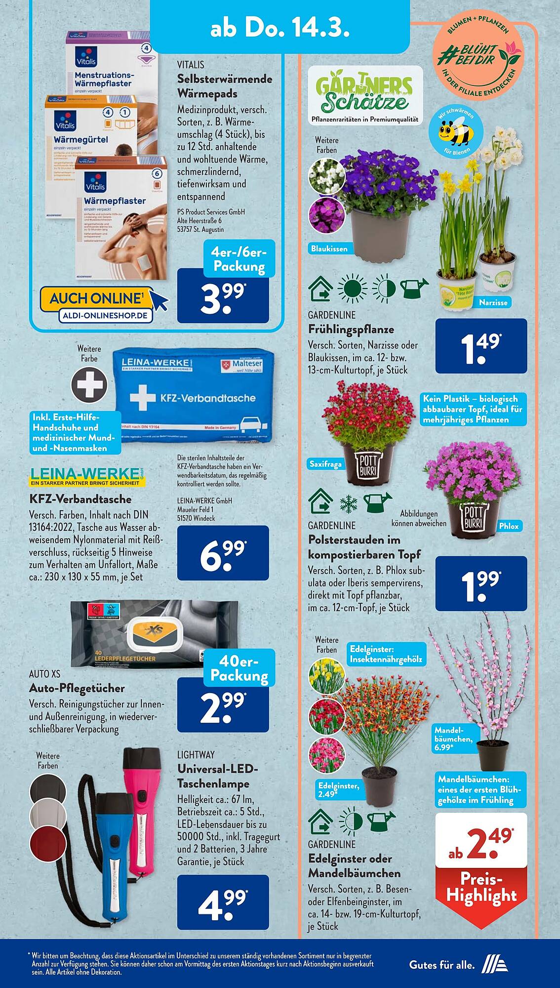 ALDI Süd Prospekt 11 – 16 Marsch 2024 Seite 14
