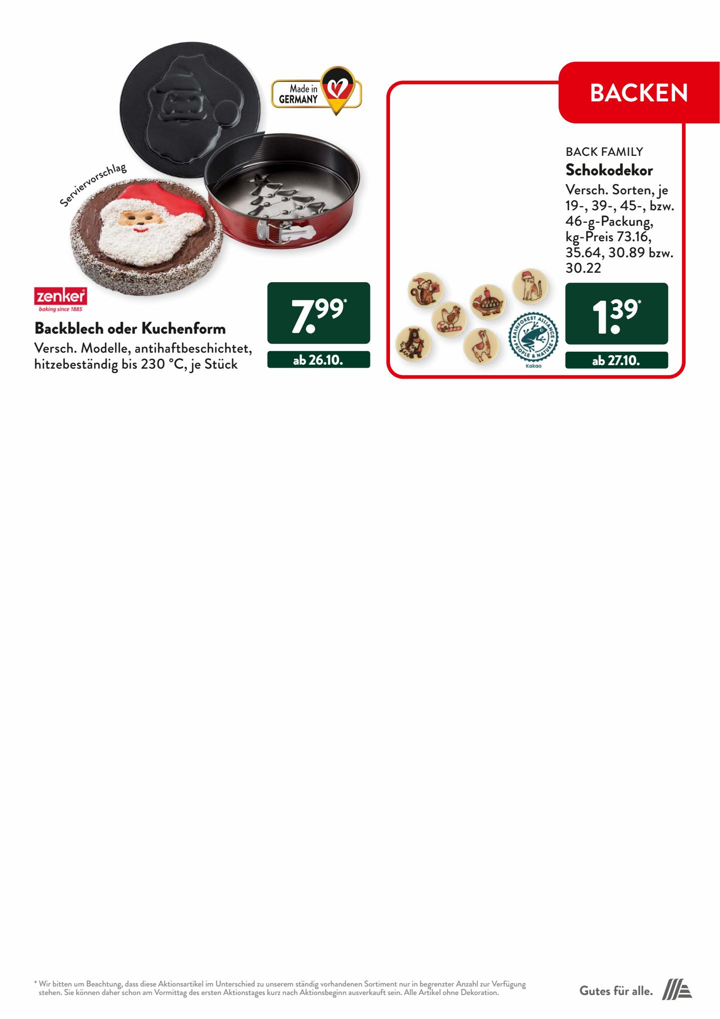 ALDI Süd Prospekt 13 Oct – 27 Nov 2023 Seite 27