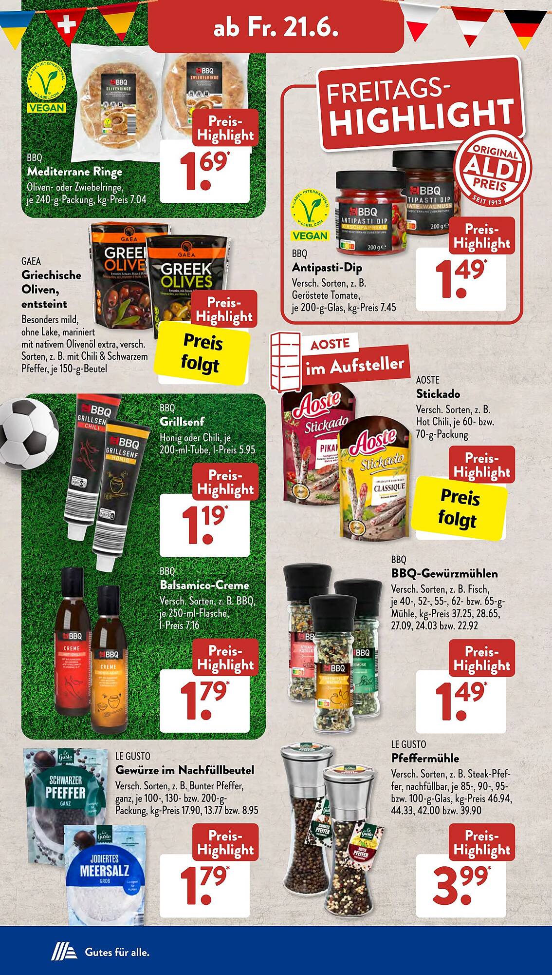 ALDI Süd Prospekt 17 – 22 Juni 2024 Seite 21
