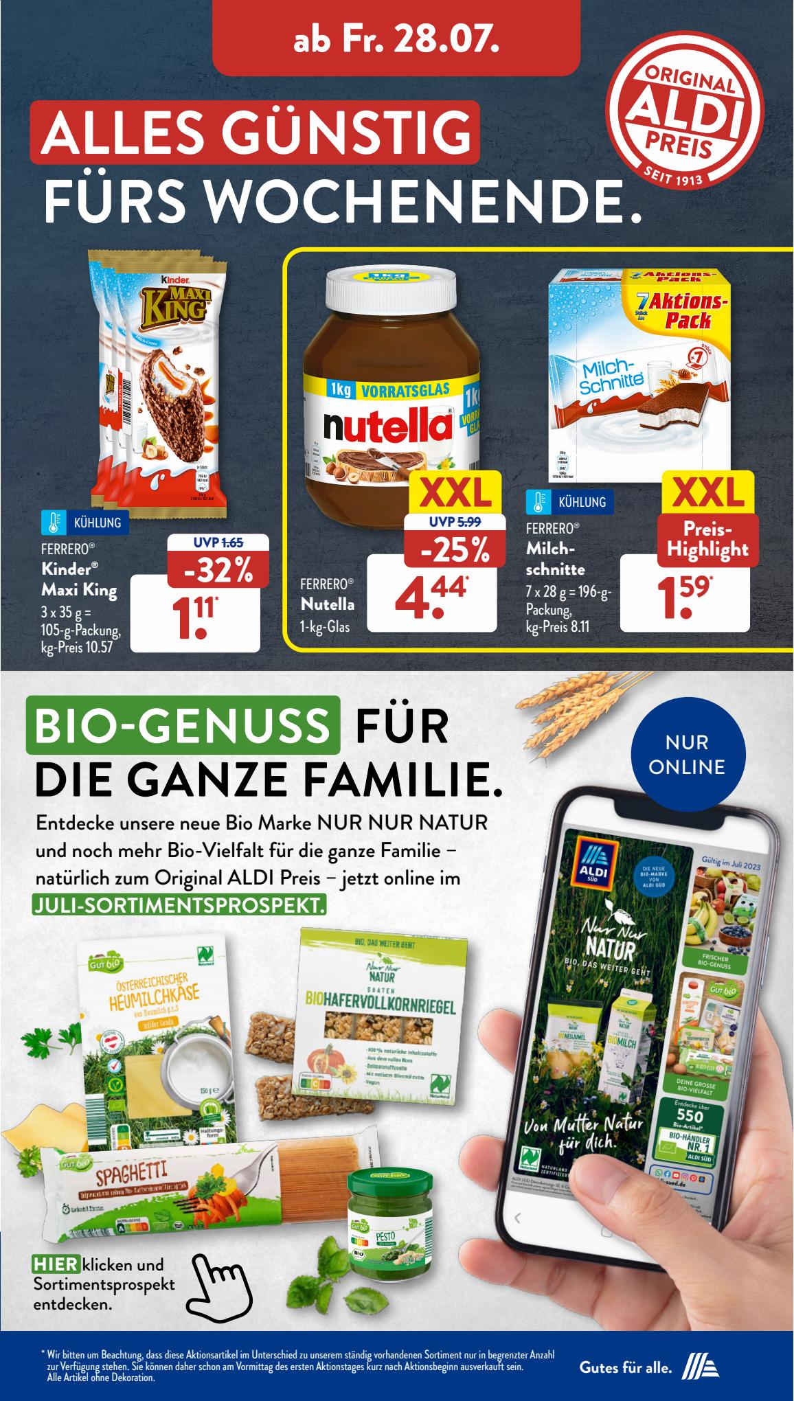 ALDI Süd Prospekt 17 – 29 Juli 2023 Seite 26