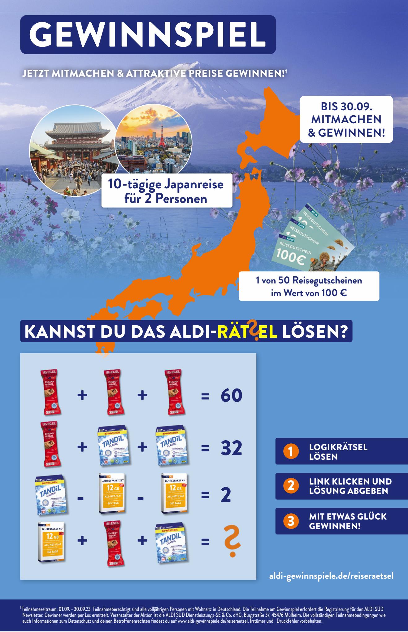 ALDI Süd Prospekt 17 – 30 September 2023 Seite 50