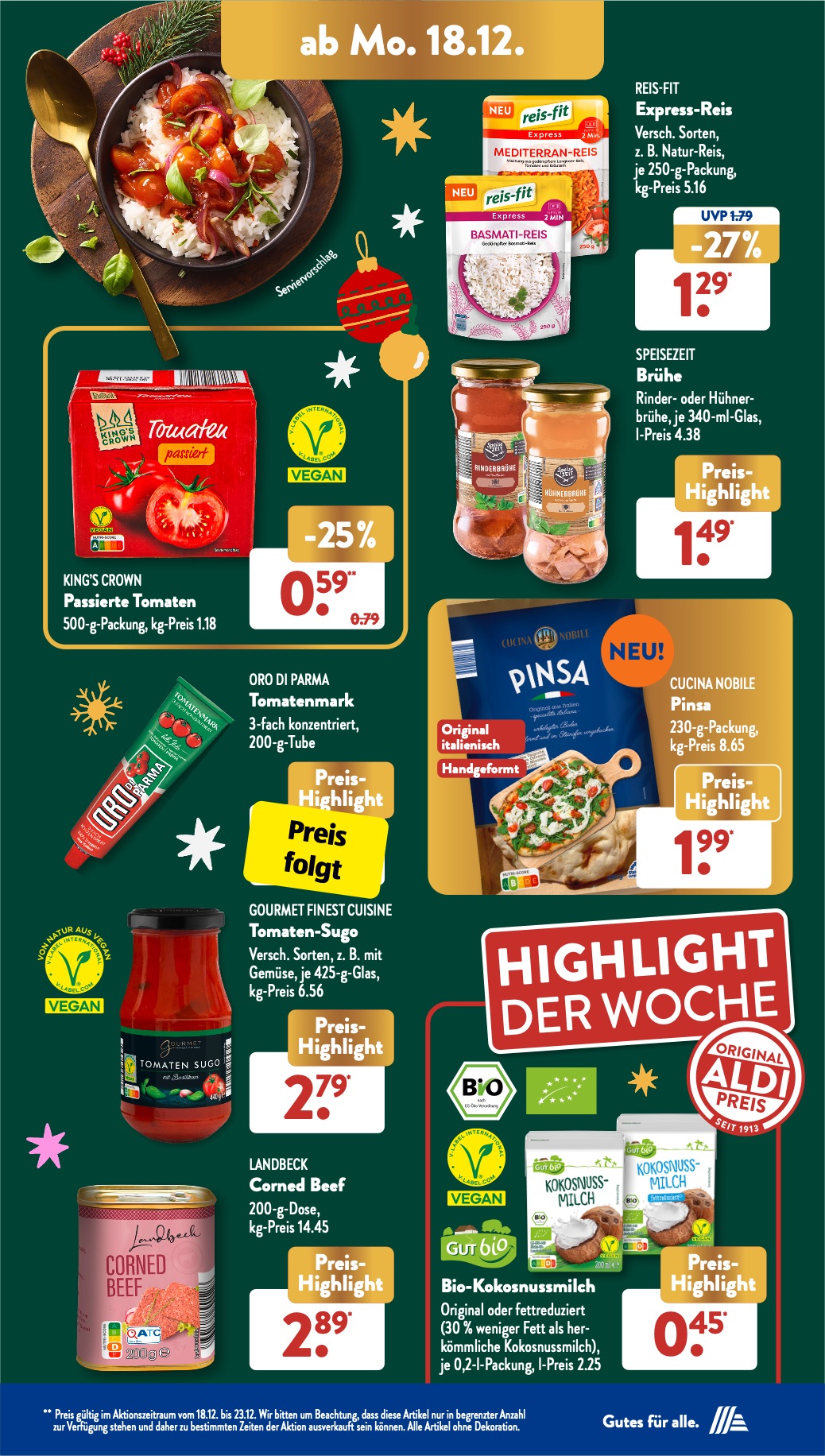 ALDI Süd Prospekt 18 – 23 Dezember 2023 Seite 15