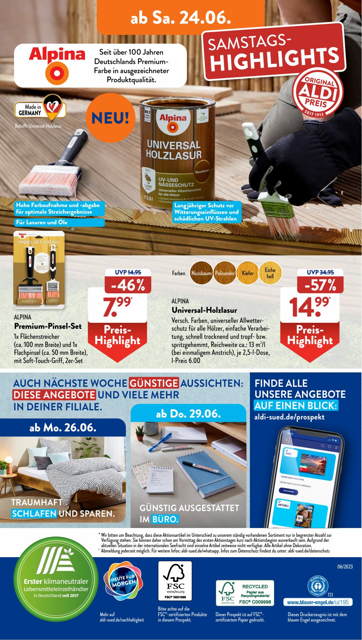 ALDI Süd Prospekt 19 – 24 Juni 2023 Seite 39