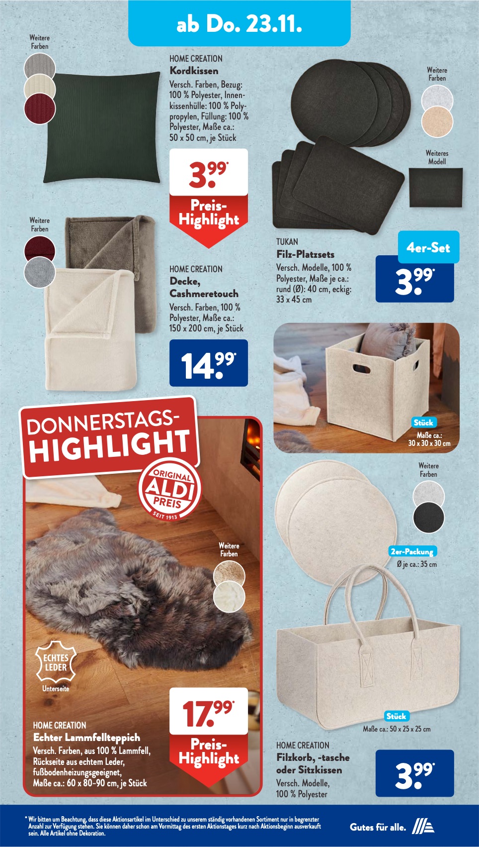 ALDI Süd Prospekt 20 – 25 November 2023 Seite 14