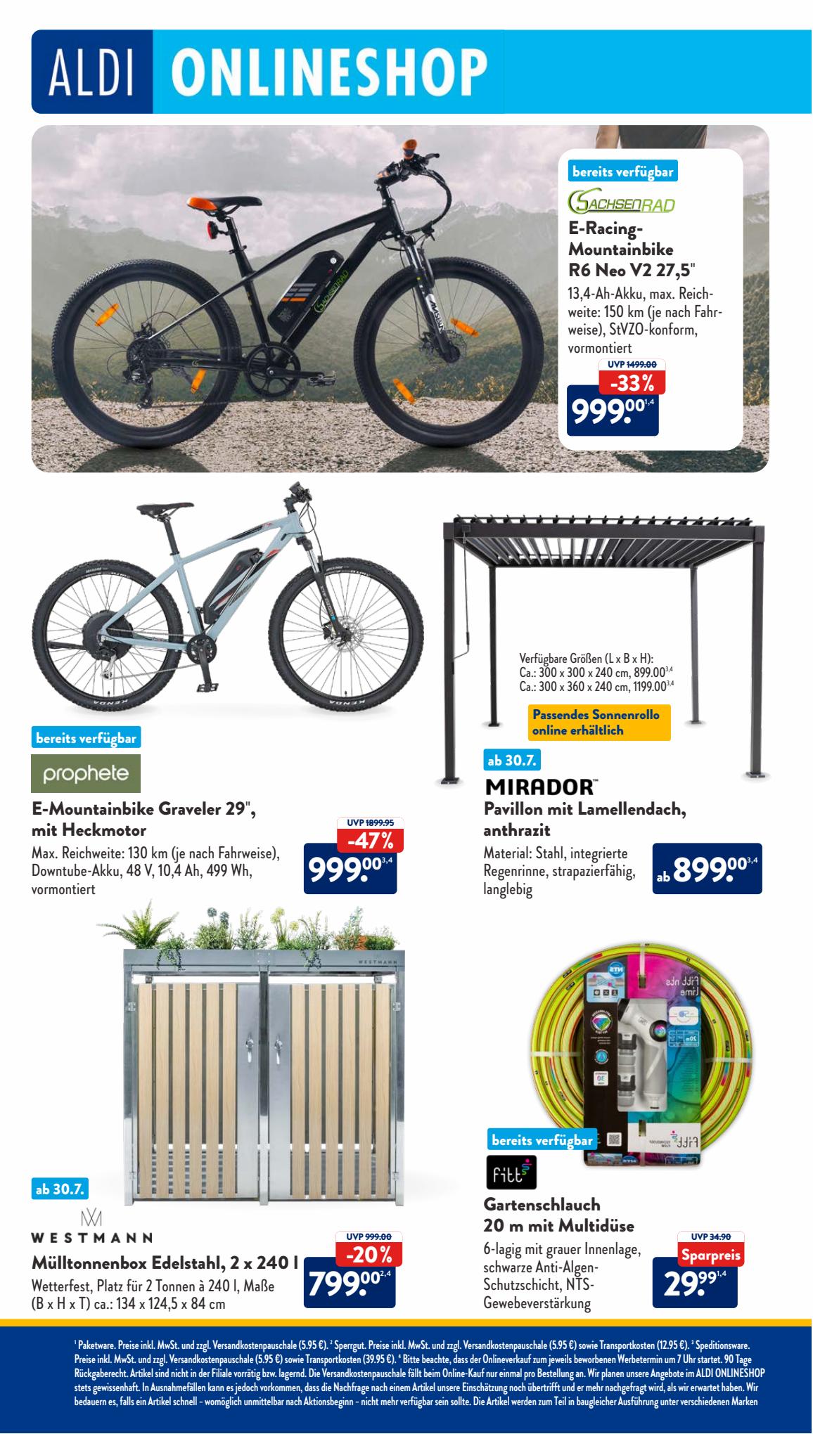 ALDI Süd Prospekt 23 – 26 Juli 2023 Seite 43