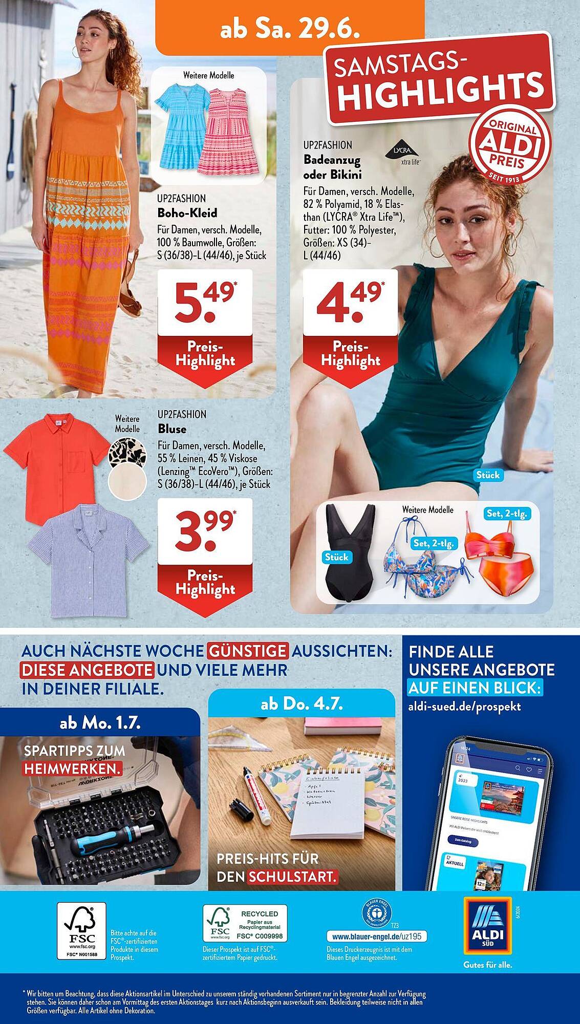 ALDI Süd Prospekt 24 – 29 Juni 2024 Seite 29