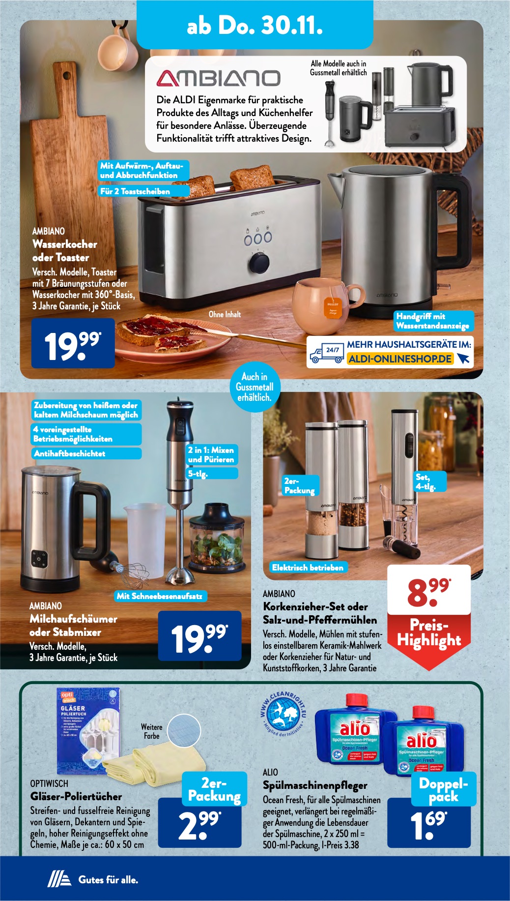 ALDI Süd Prospekt 27 Nov – 2 Dez 2023 Seite 30