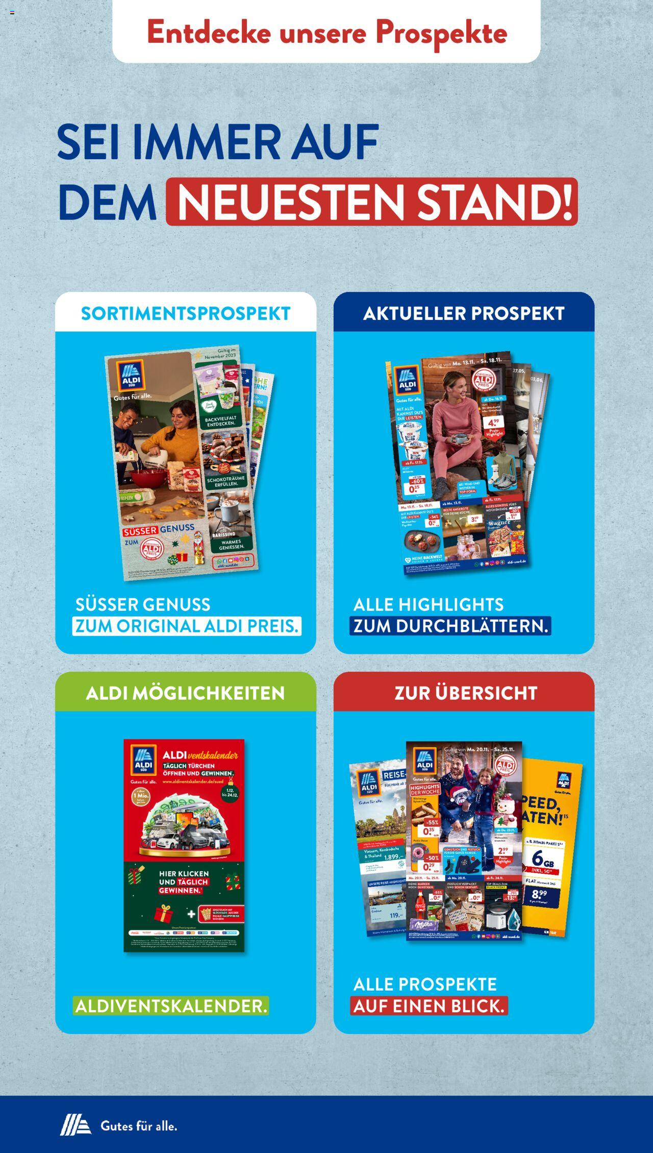 ALDI Süd Prospekt 27 November – 2 Dezember 2023 Seite 42