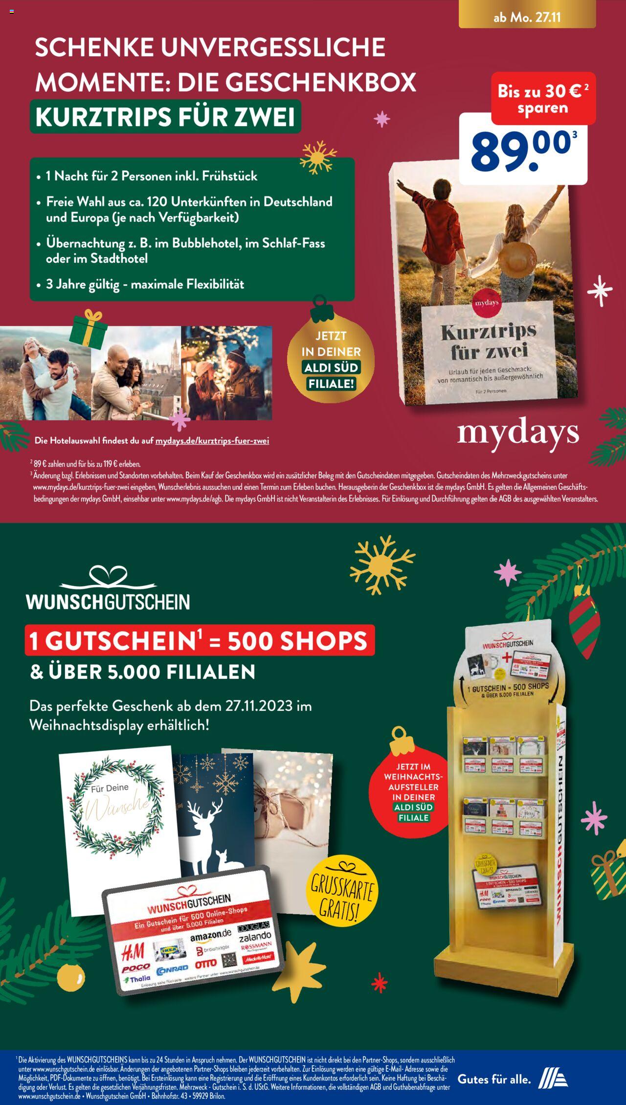 ALDI Süd Prospekt 27 November – 2 Dezember 2023 Seite 7