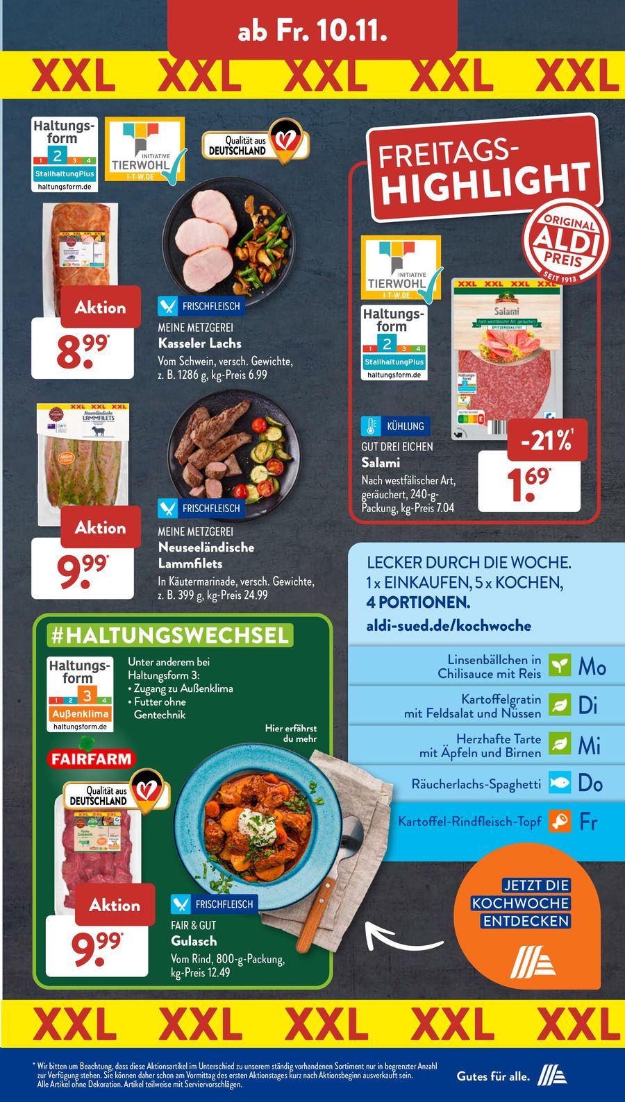 ALDI Süd Prospekt 6 – 11 November 2023 Seite 25