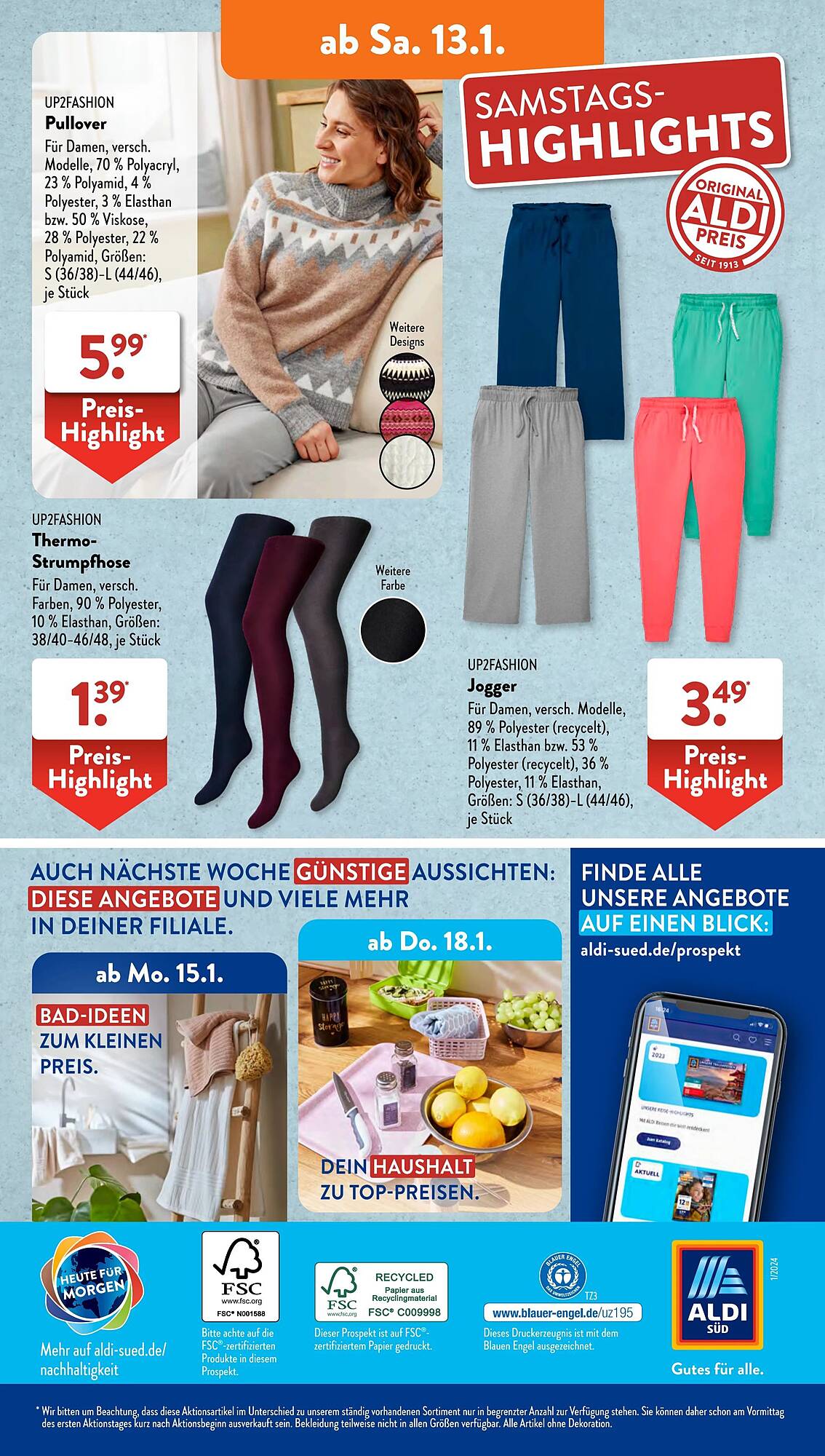 ALDI Süd Prospekt 8 – 13 Januar 2024 Seite 30