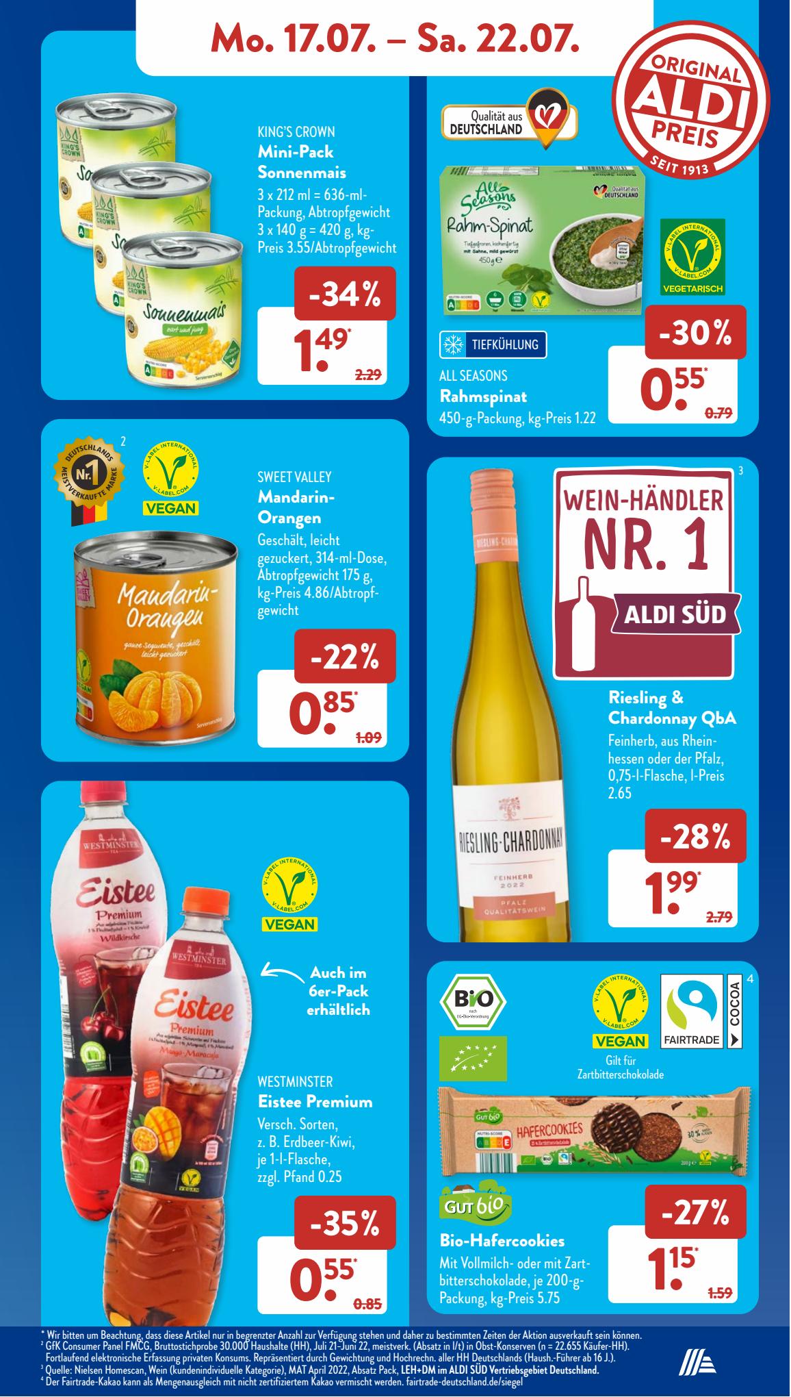 ALDI Süd Prospekt 9 – 12 Juli 2023 Seite 13