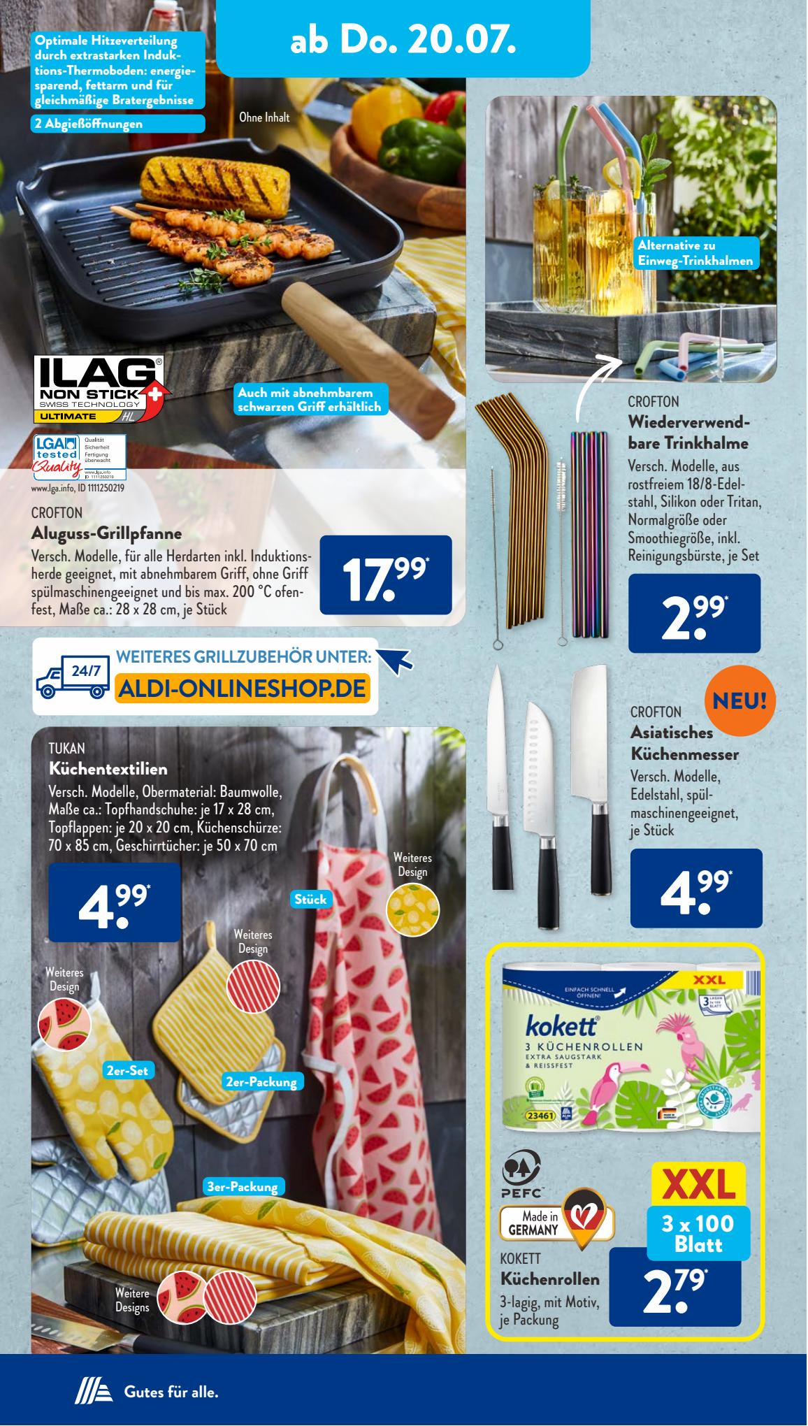 ALDI Süd Prospekt 9 – 12 Juli 2023 Seite 20