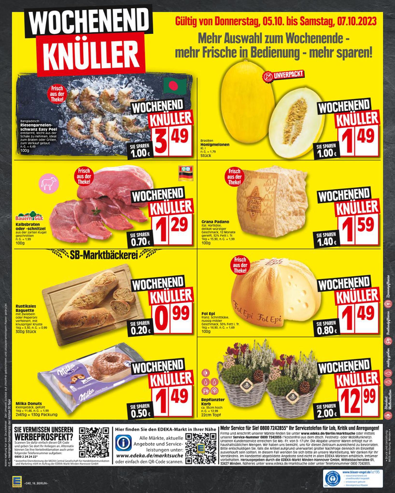 EDEKA Prospekt 1 – 7 October 2023 Seite 16