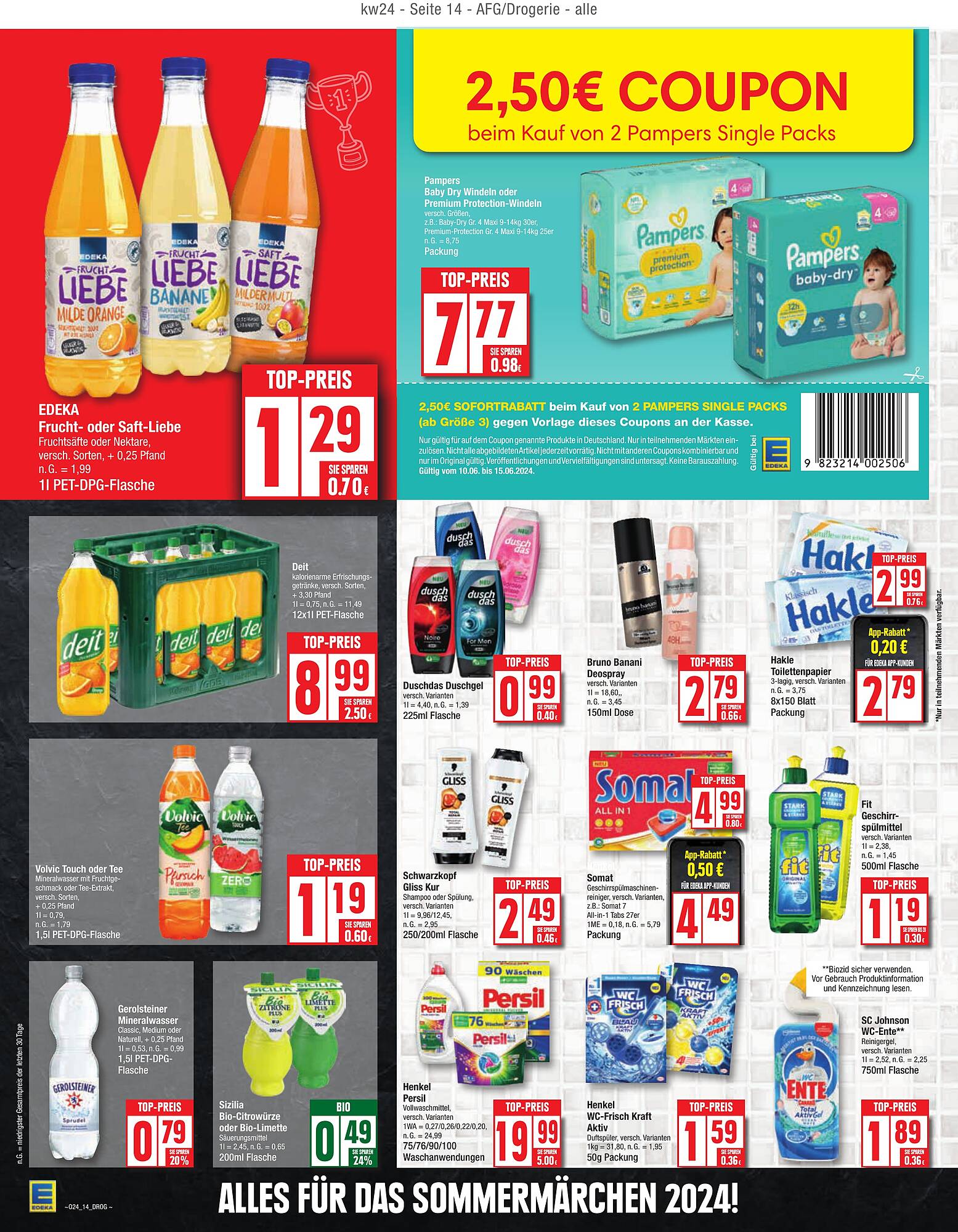 EDEKA Prospekt 10 – 15 Juni 2024 Seite 14