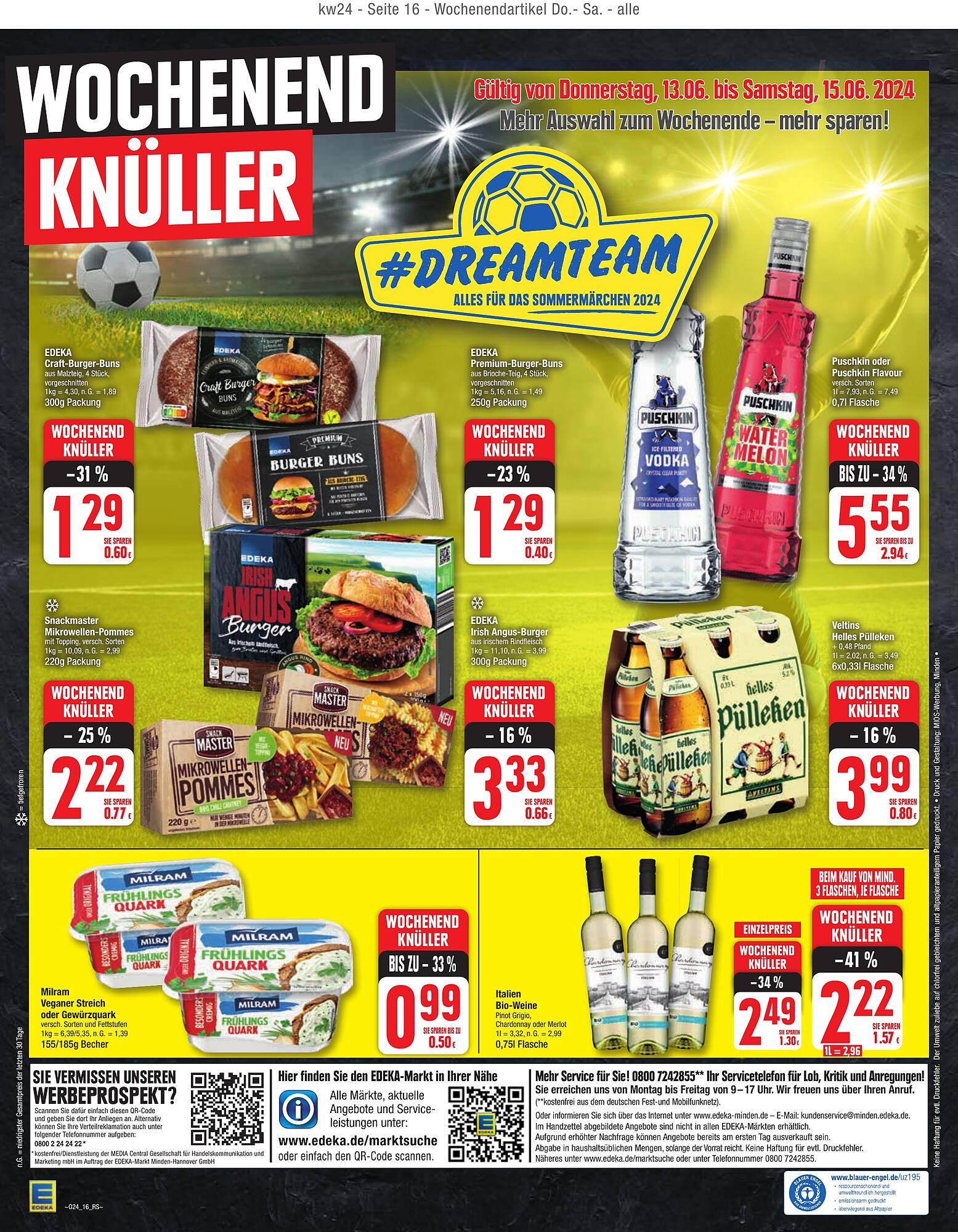 EDEKA Prospekt 10 – 15 Juni 2024 Seite 16