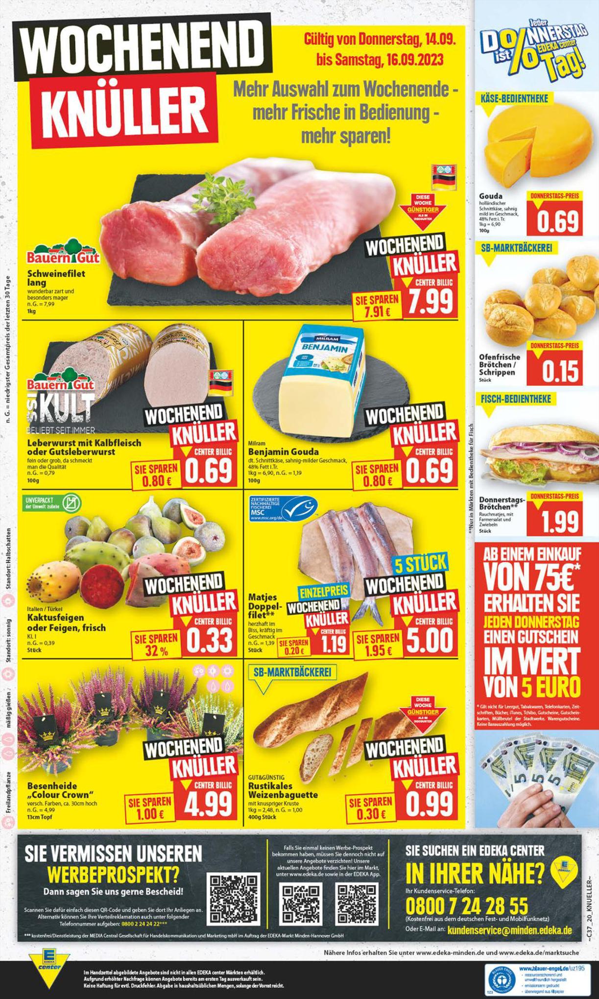 EDEKA Prospekt 10 – 16 September 2023 Seite 20