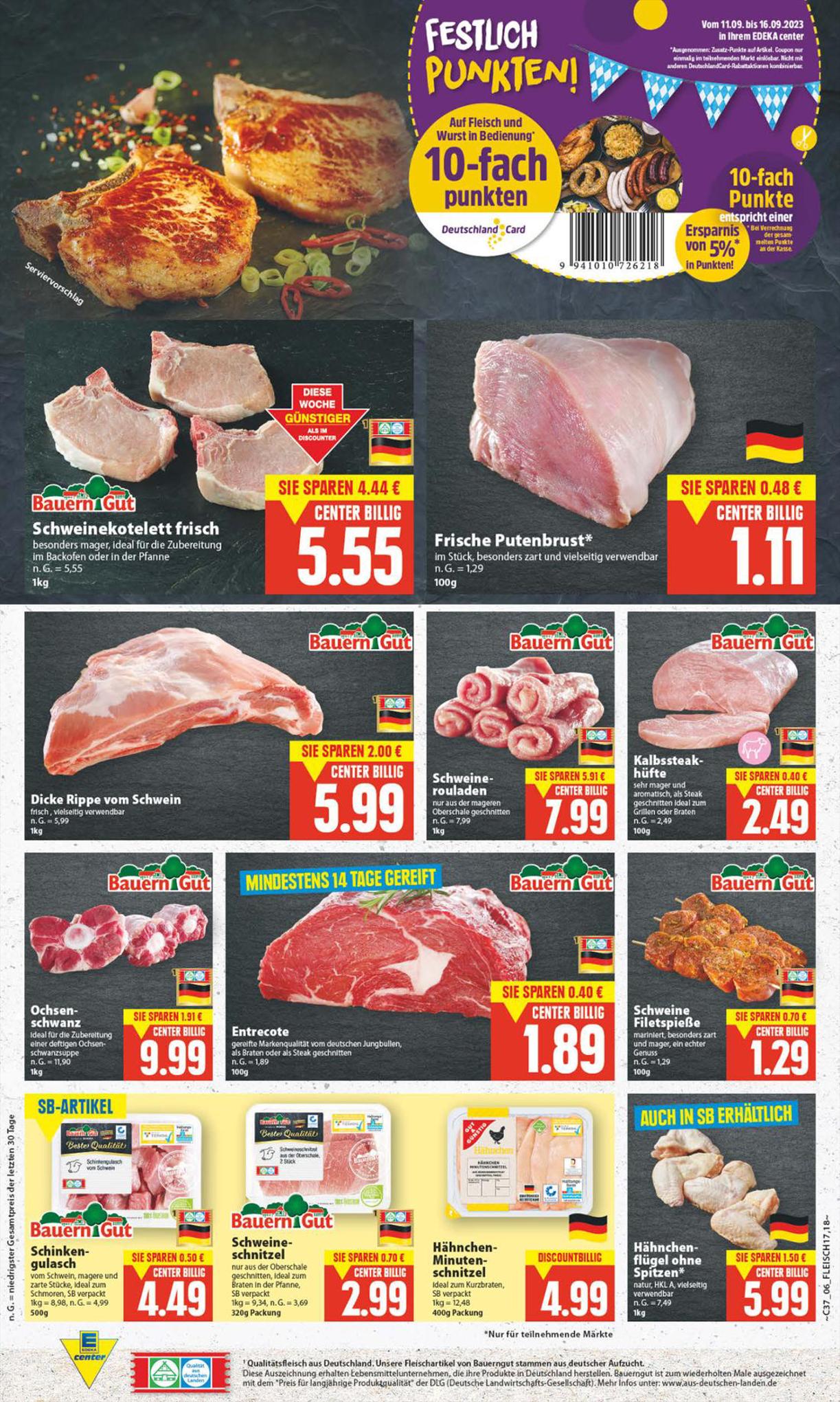 EDEKA Prospekt 10 – 16 September 2023 Seite 6