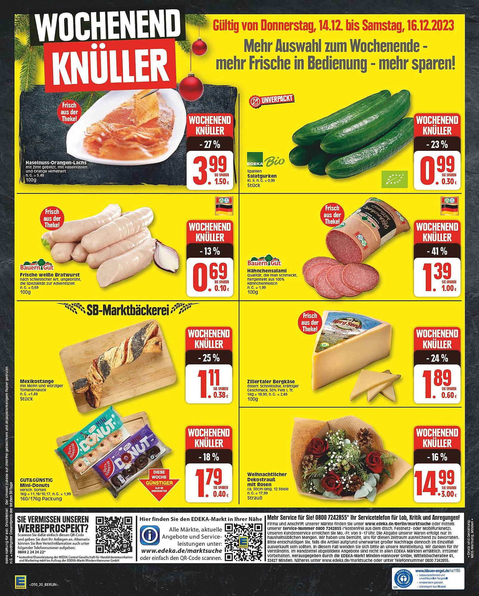 EDEKA Prospekt 11 – 16 Dezember 2023 Seite 20