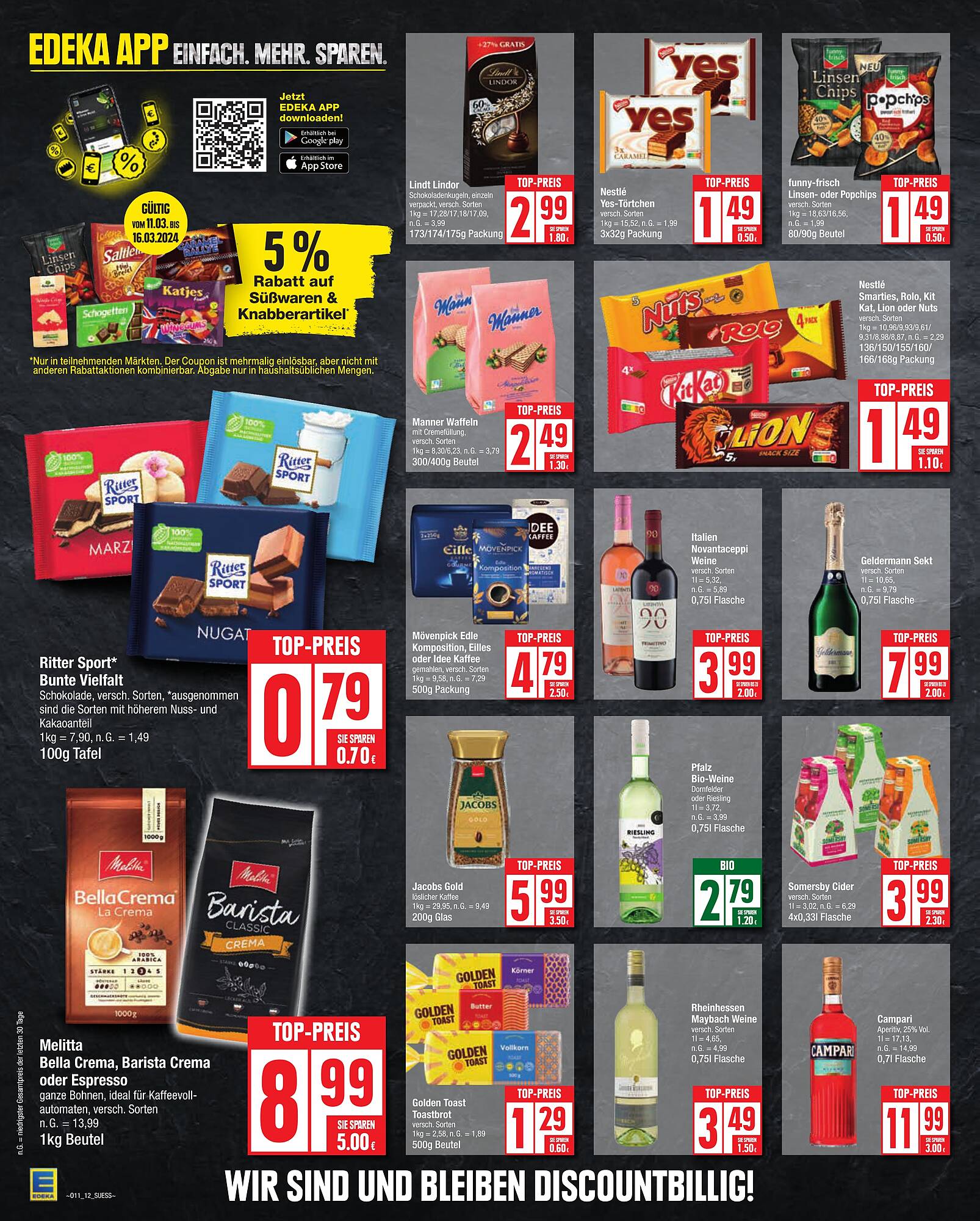 EDEKA Prospekt 11 – 16 Marsch 2024 Seite 12