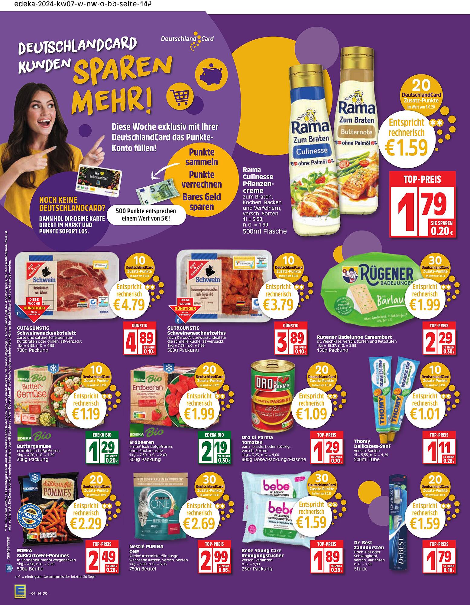 EDEKA Prospekt 12 – 17 Februar 2024 Seite 14