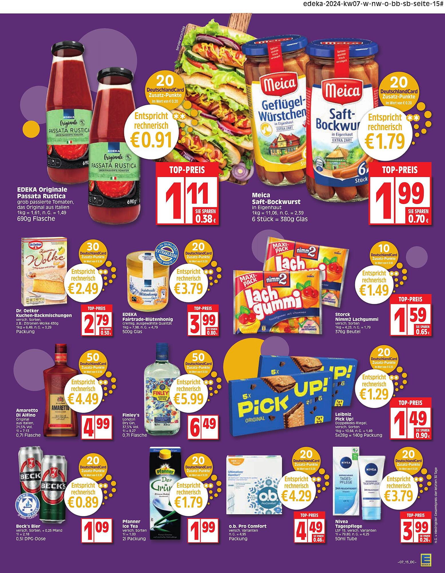 EDEKA Prospekt 12 – 17 Februar 2024 Seite 15