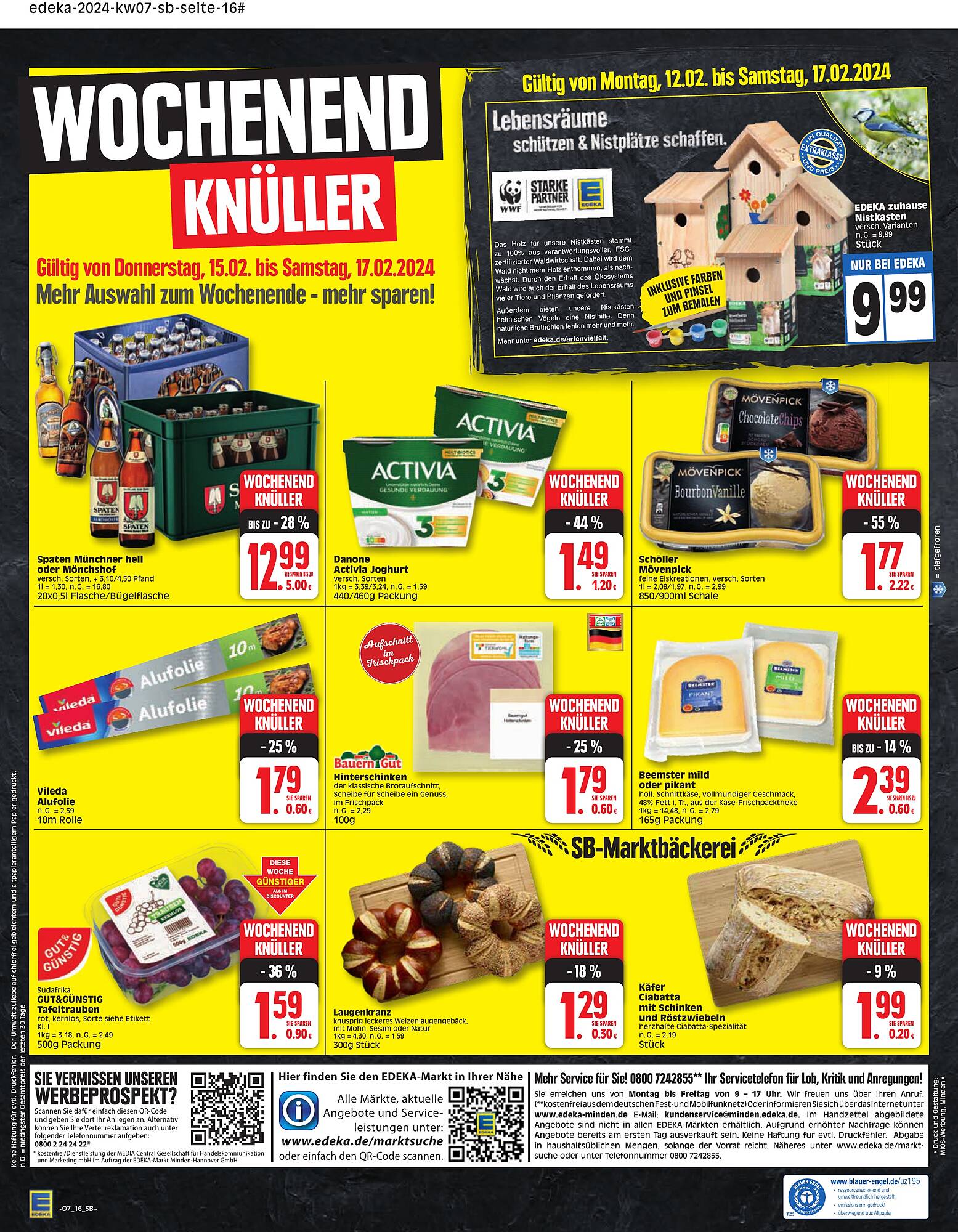 EDEKA Prospekt 12 – 17 Februar 2024 Seite 16
