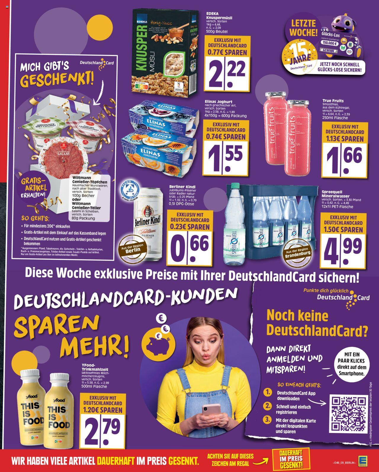 EDEKA Prospekt 13 – 18 November 2023 Seite 9