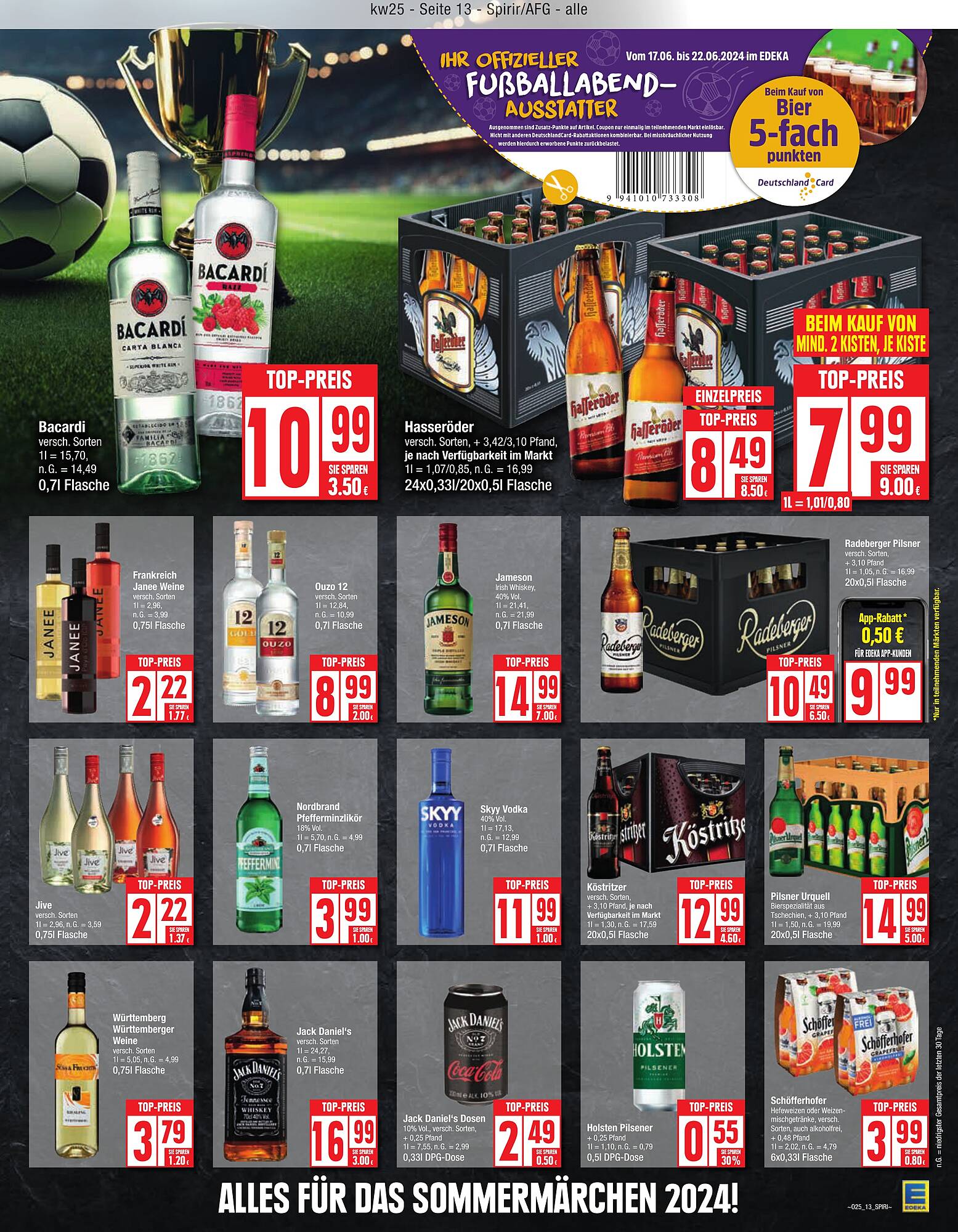 EDEKA Prospekt 17 – 22 Juni 2024 Seite 13