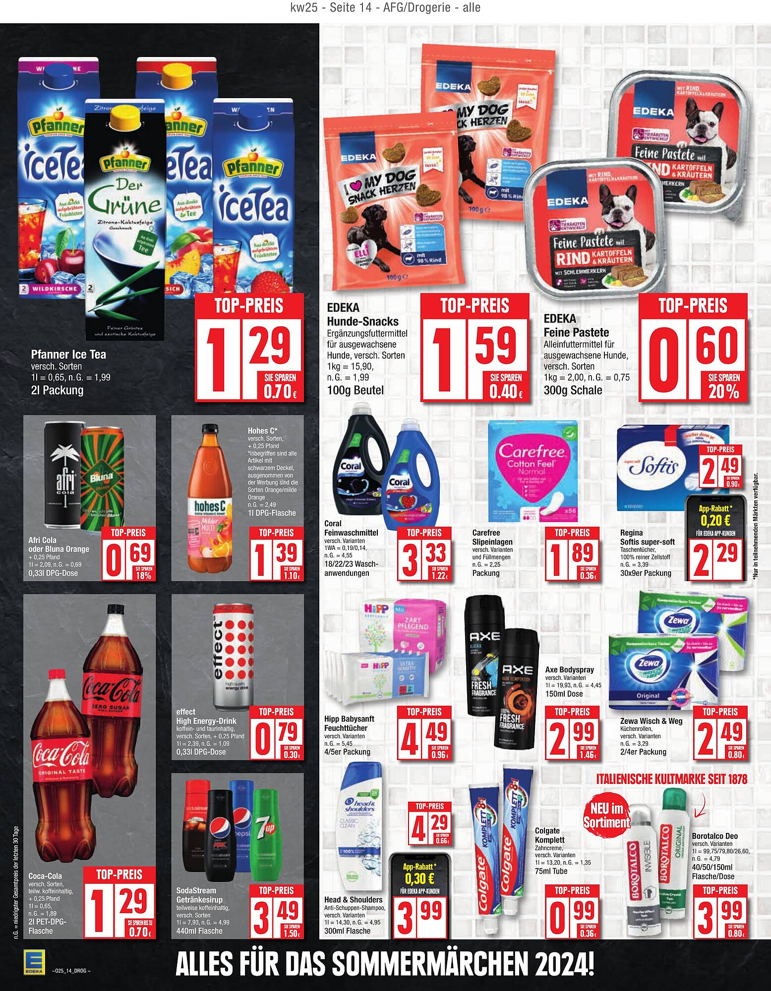 EDEKA Prospekt 17 – 22 Juni 2024 Seite 14