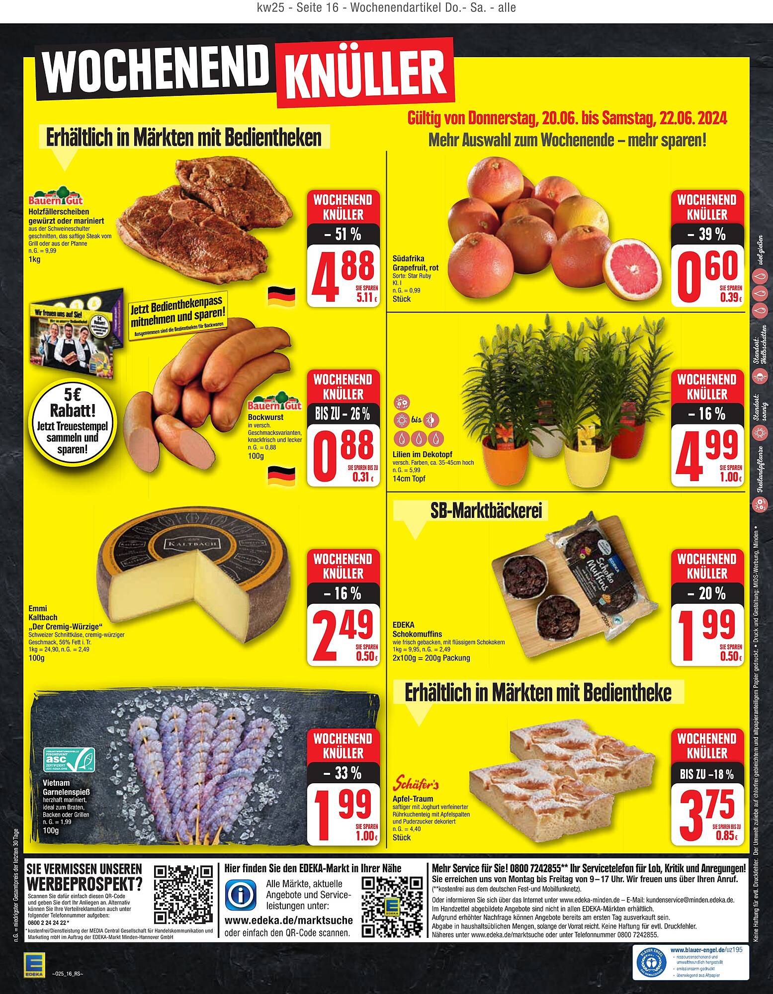 EDEKA Prospekt 17 – 22 Juni 2024 Seite 16