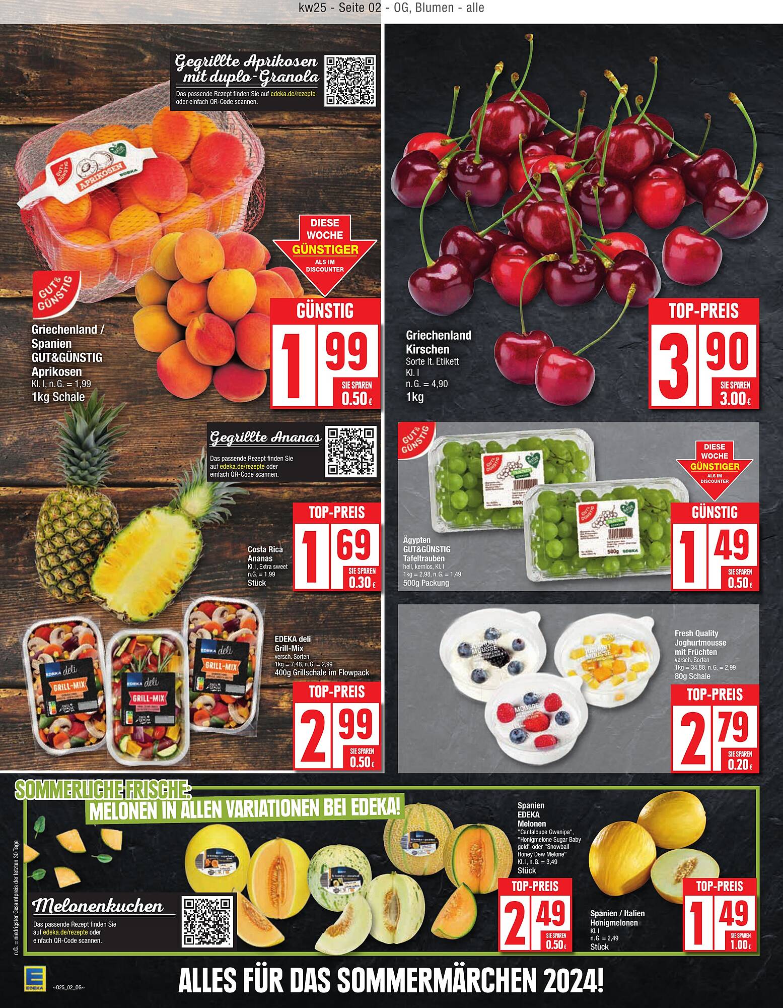 EDEKA Prospekt 17 – 22 Juni 2024 Seite 2