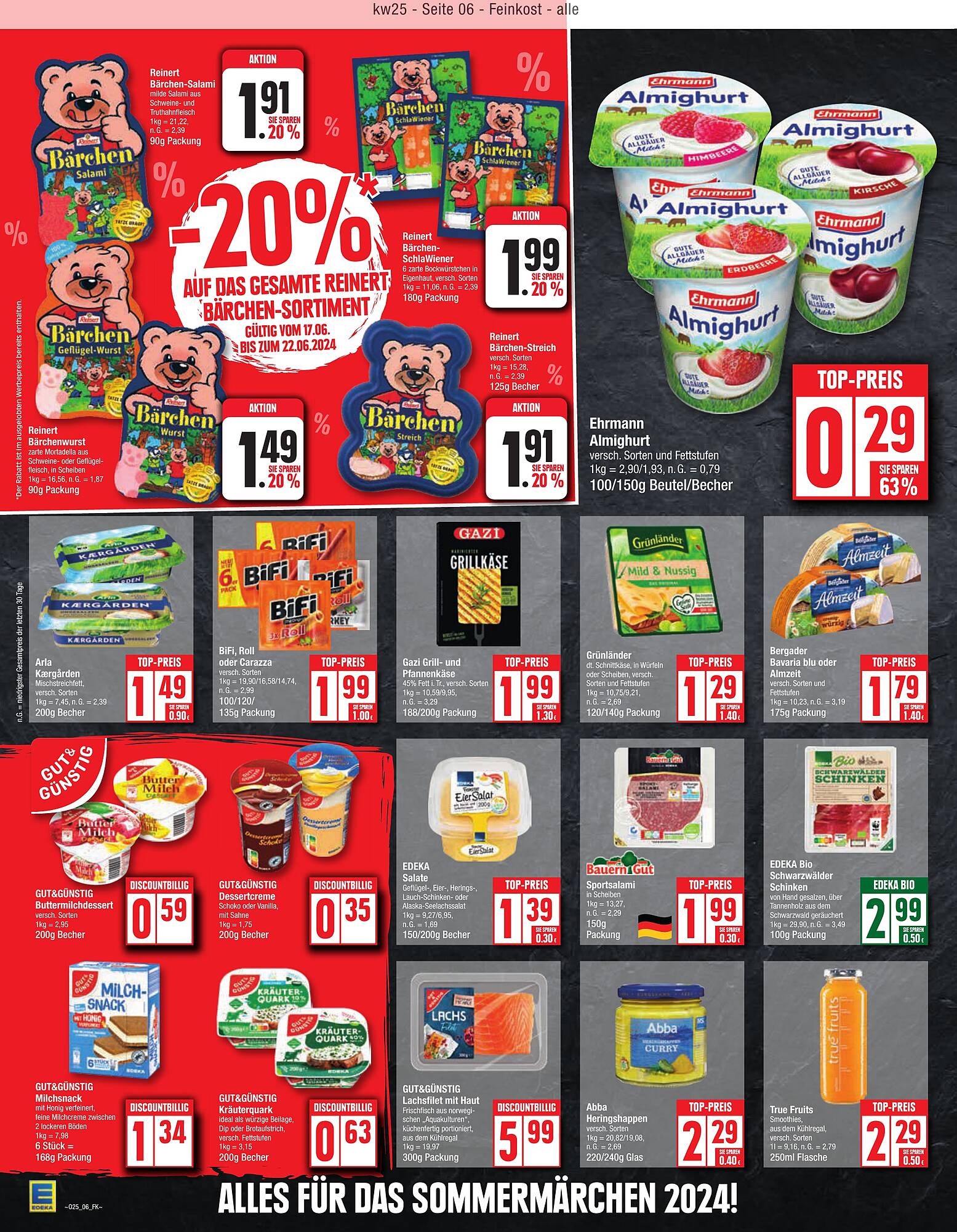 EDEKA Prospekt 17 – 22 Juni 2024 Seite 6