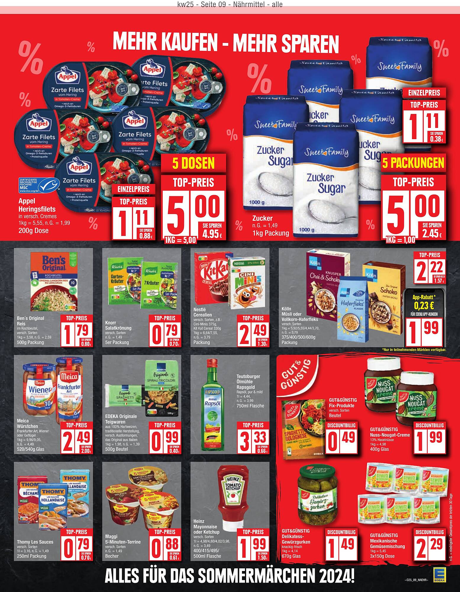 EDEKA Prospekt 17 – 22 Juni 2024 Seite 9