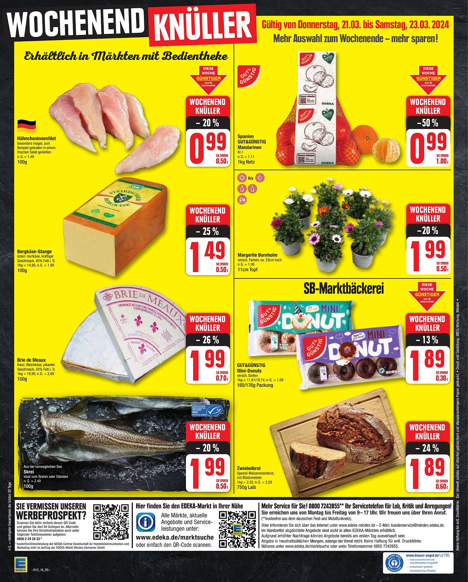 EDEKA Prospekt 18 – 23 Marsch 2024 Seite 16