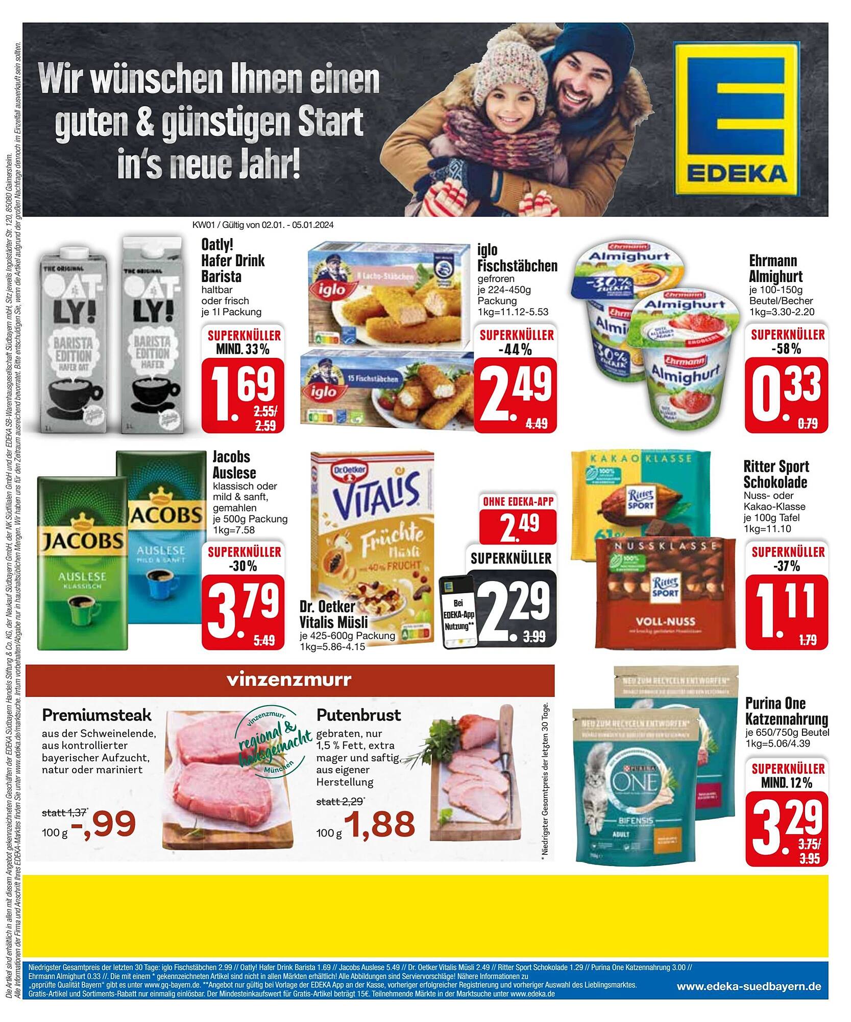 EDEKA Prospekt 2 – 5 Januar 2024 Seite 3