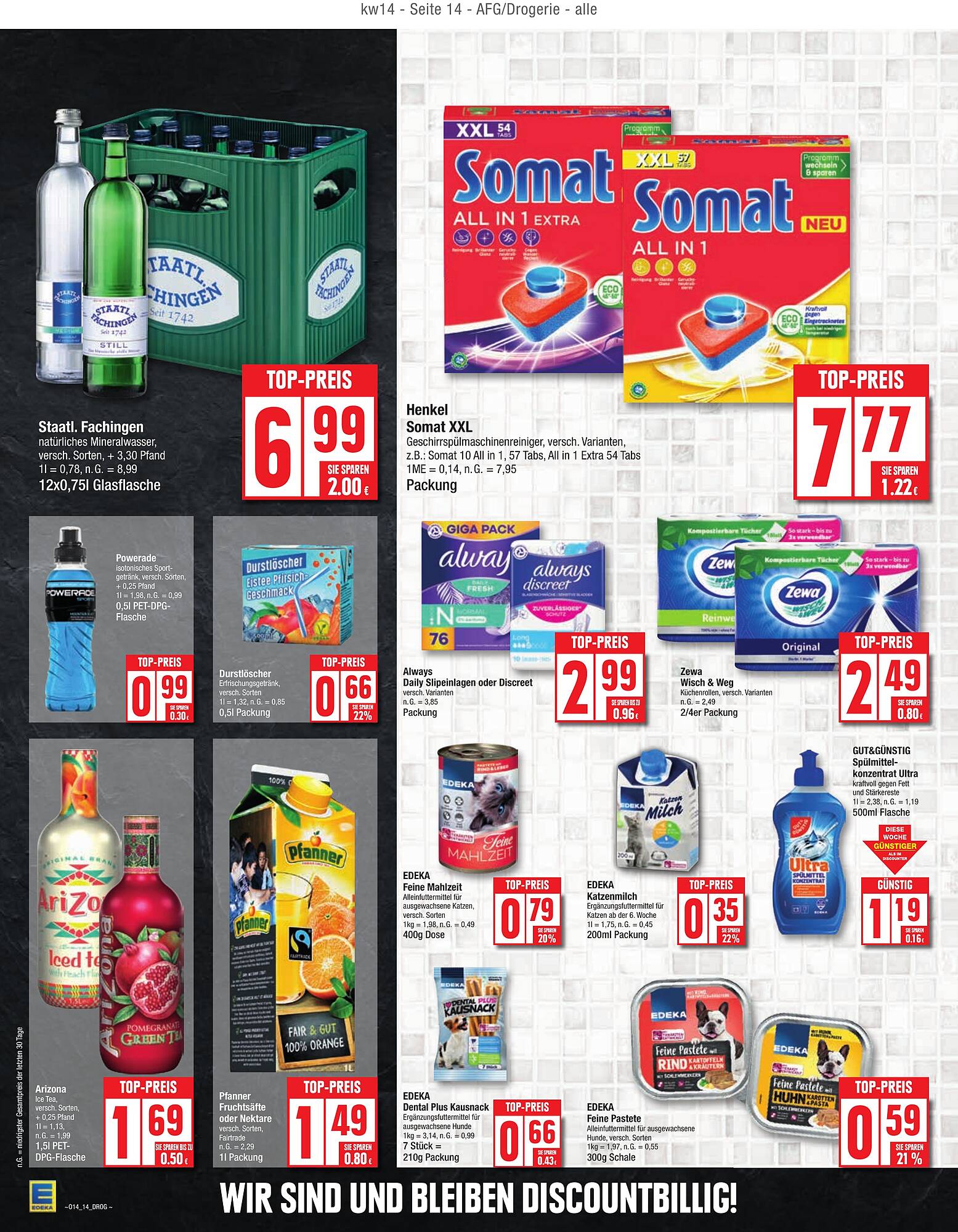 EDEKA Prospekt 2 – 6 April 2024 Seite 14